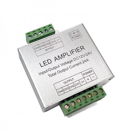 Amplificator RGB metalic 12V/24V 288W - Ledel