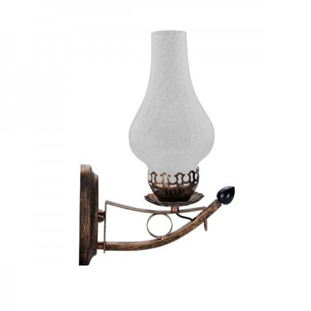 Lampă cu flacără LED 5W culoare bronz montabilă pe perete - Ledel