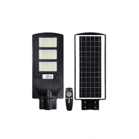 Black Friday - Reduceri Lampa Stradala LED 90W Cu Incarcare Solara, Telecomanda si Senzor Promotie - Ledel
